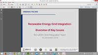 Renewable Energy Grid Integration: Overview of Key Issues